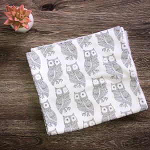 Owl print fabric
